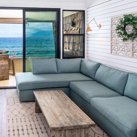 Direct Oceanfront Views Modern Penthouse In Paradise Kahana المظهر الخارجي الصورة