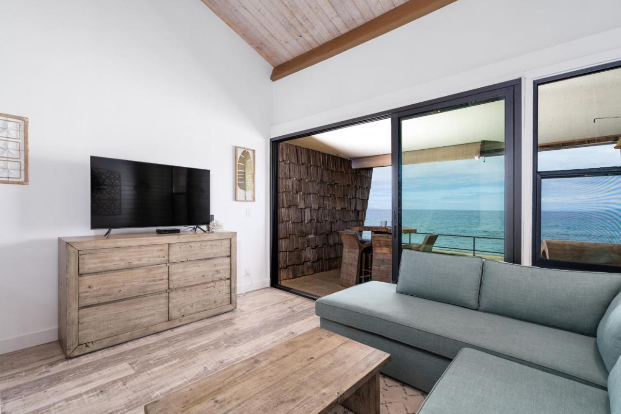 Direct Oceanfront Views Modern Penthouse In Paradise Kahana المظهر الخارجي الصورة