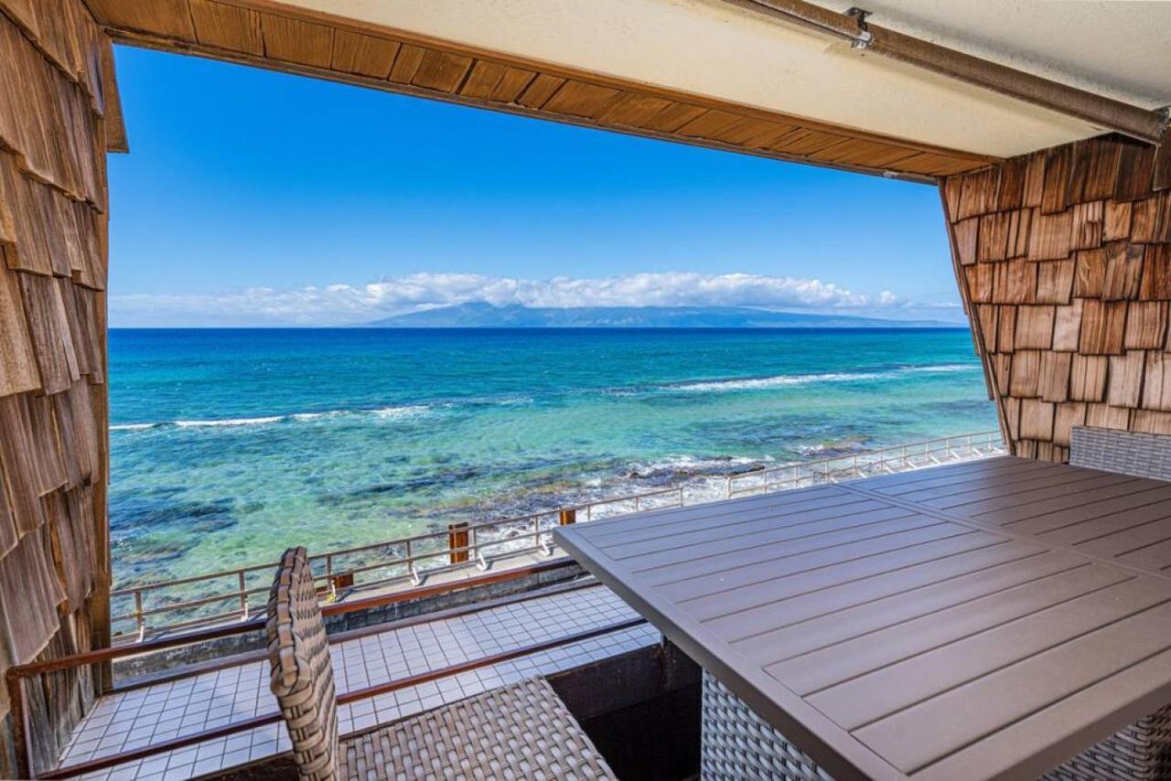 Direct Oceanfront Views Modern Penthouse In Paradise Kahana المظهر الخارجي الصورة
