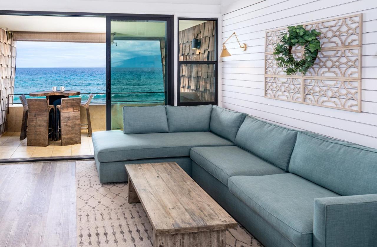 Direct Oceanfront Views Modern Penthouse In Paradise Kahana المظهر الخارجي الصورة